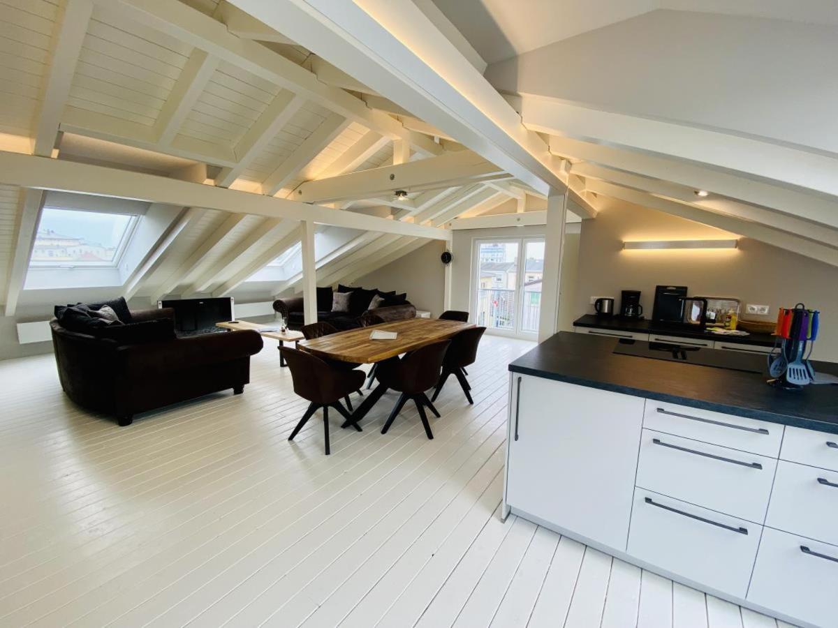 Ferienwohnung Seesicht รอสต็อค ภายนอก รูปภาพ