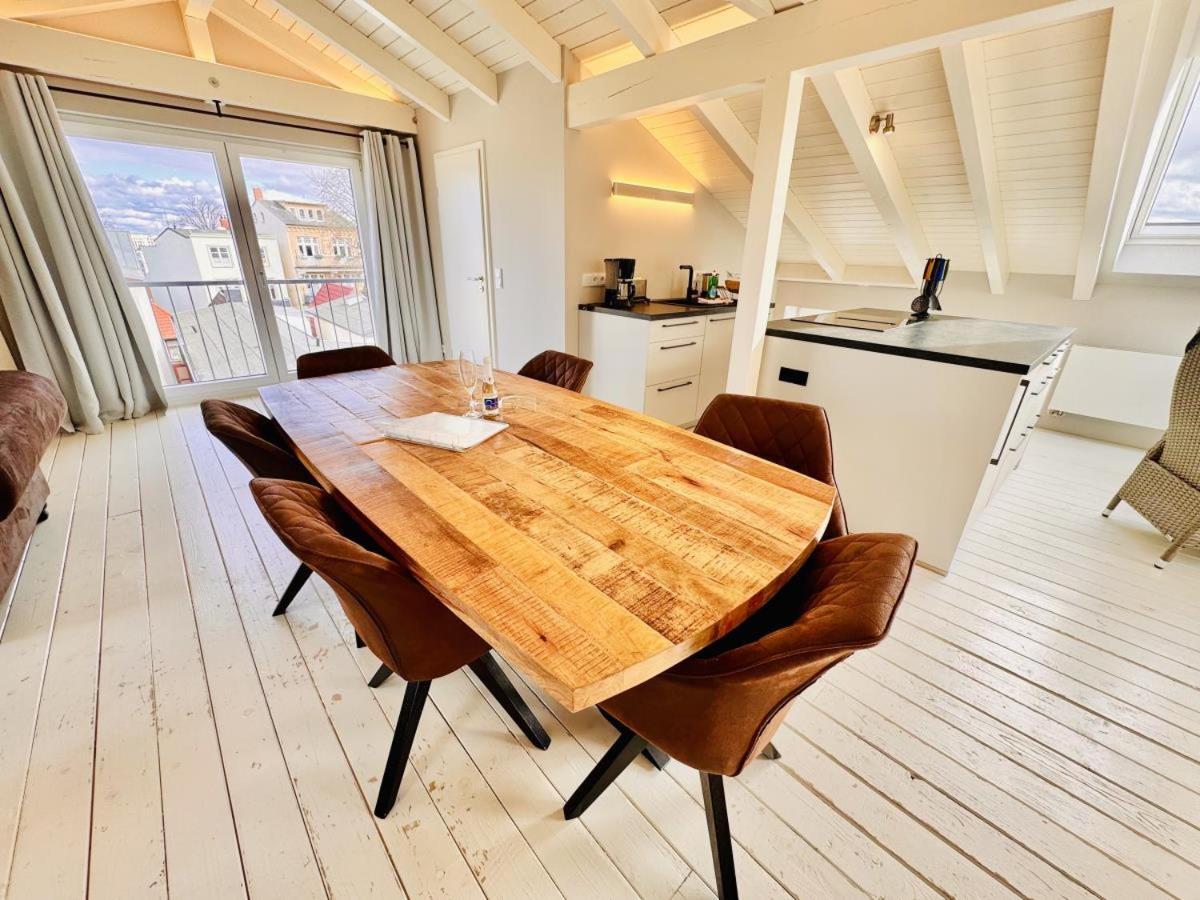 Ferienwohnung Seesicht รอสต็อค ภายนอก รูปภาพ